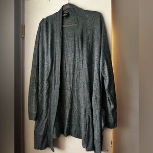 Bobeau Heather Cardigan, 2X